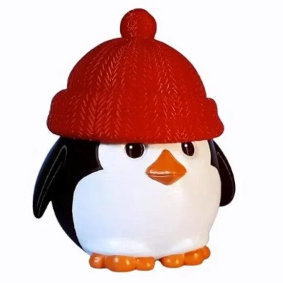 PENGUIN COOKIE CANDY SNACK JAR - Picture 1 of 13